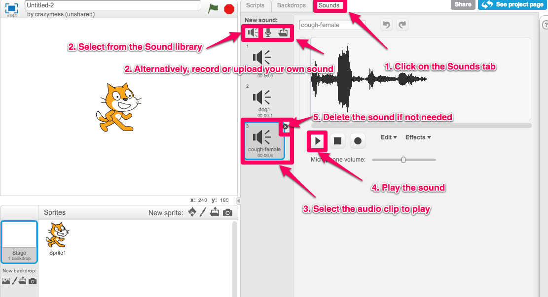 How to Add Music to Scratch